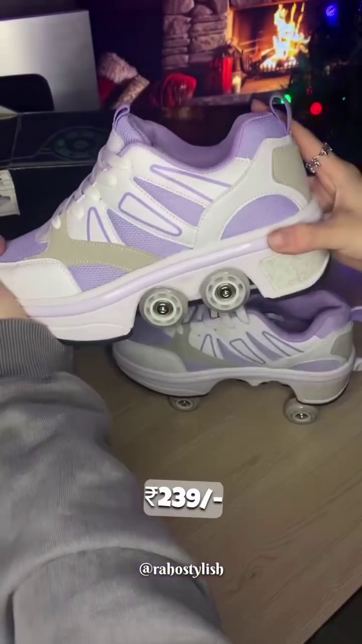 🛼 2-in-1 Roller Sneakers – Walk, Glide & Stand Out